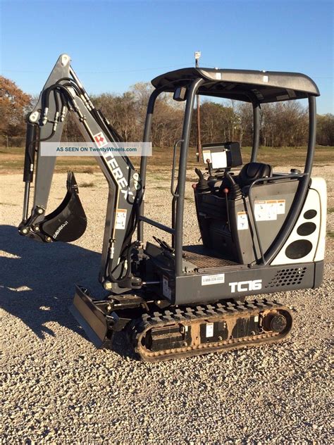 2014 terex tc16 mini hydraulic excavator|terex tc16 specifications.